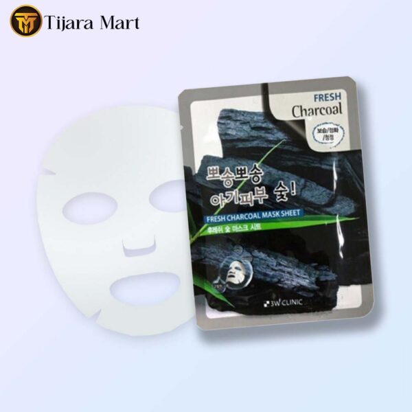 3W CLINIC FRESH CHARCOAL MASK SHEET