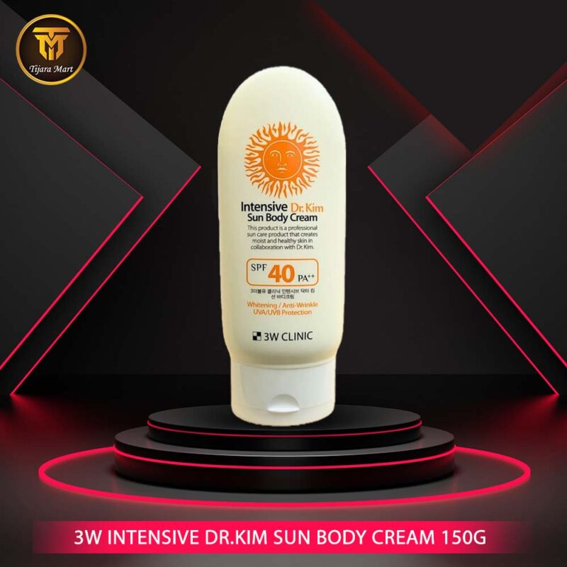 3W CLINIC Intensive Dr.Kim Sun Body Cream SPF 40PA++ 150g