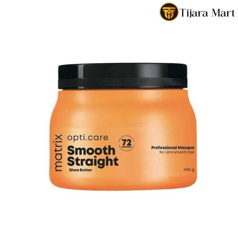 Matrix Opti Care Smooth Straight Hair Masque with Shea Butter-490G