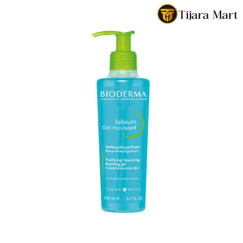 Bioderma Sebium Gel Moussant Purifying Cleansing Foaming Gel 200ml