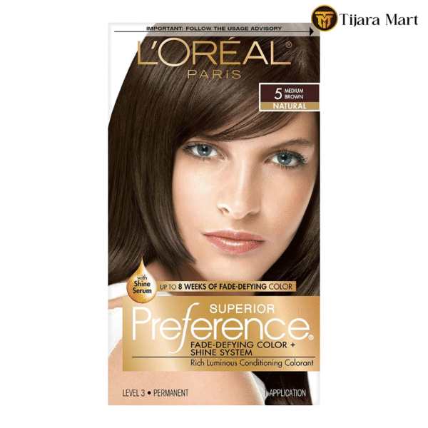 L'Oreal Preference Permanent Colour 5.0 Light Brown