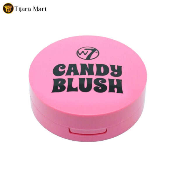 W7 Candy Blush Face Blusher - Angel Dust - Bight Pink