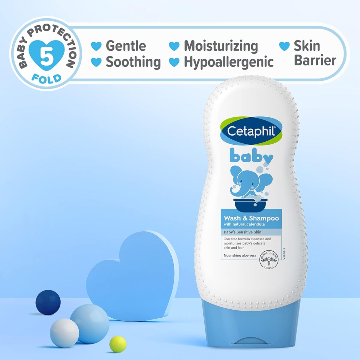 Cetaphil Baby Wash & Shampoo with Organic Calendula - Image 3