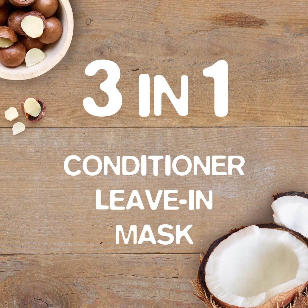 Garnier Coconut & Macadamia Smoothing Hair Mask For Frizzy & Unruly Hair - Image 4
