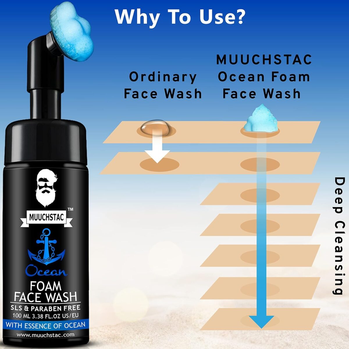 Muuchstac 7 Ocean Face Wash For Men - Image 3