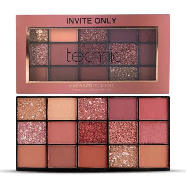 Technic 15 Color Eye Shadow Palette - Invite Only - 12.5g