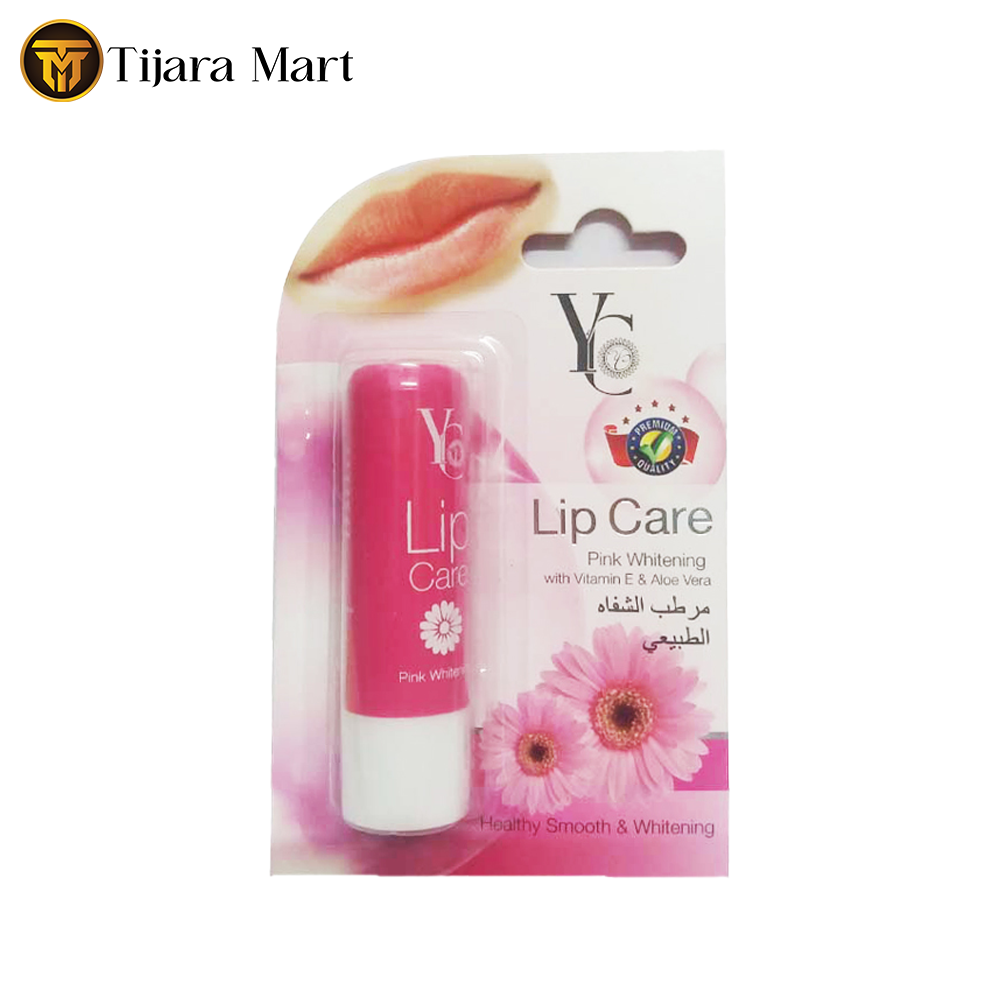 YC Pink Whitening Lip Care With Vitamin E & Aloe Vera_ YC Pink Whitening Lip Care With Vitamin E & Aloe Vera 3.8gm - Image 1