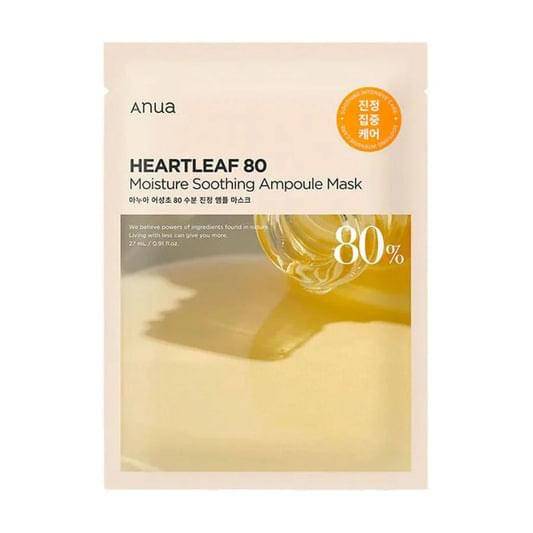 ANUA HEARTLEAF 80% AMPOULE MASK 27ml (1PCS)